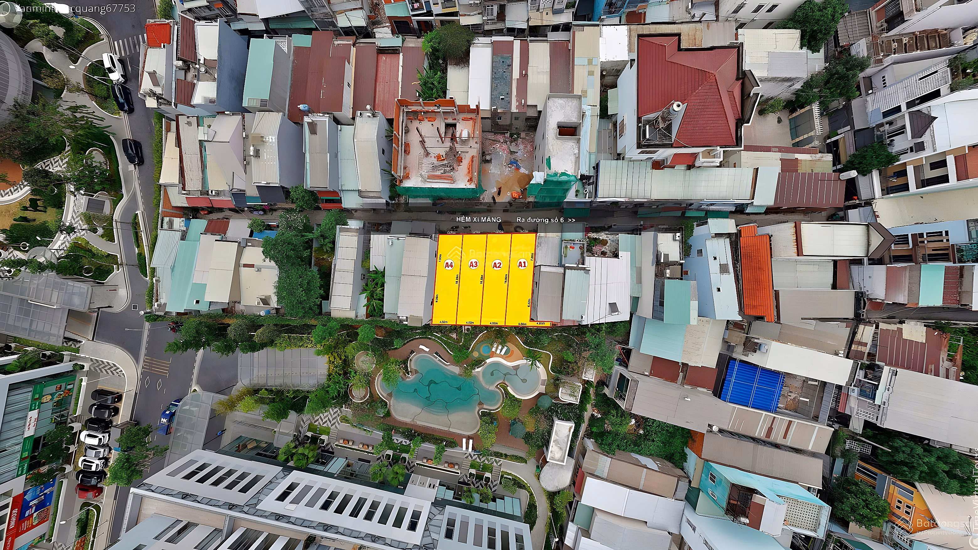 Lot of land 74m2 - 75 million/m2 near Van Phuc City, HXH, separate pink book - only 5 minutes from Binh Loi bridge