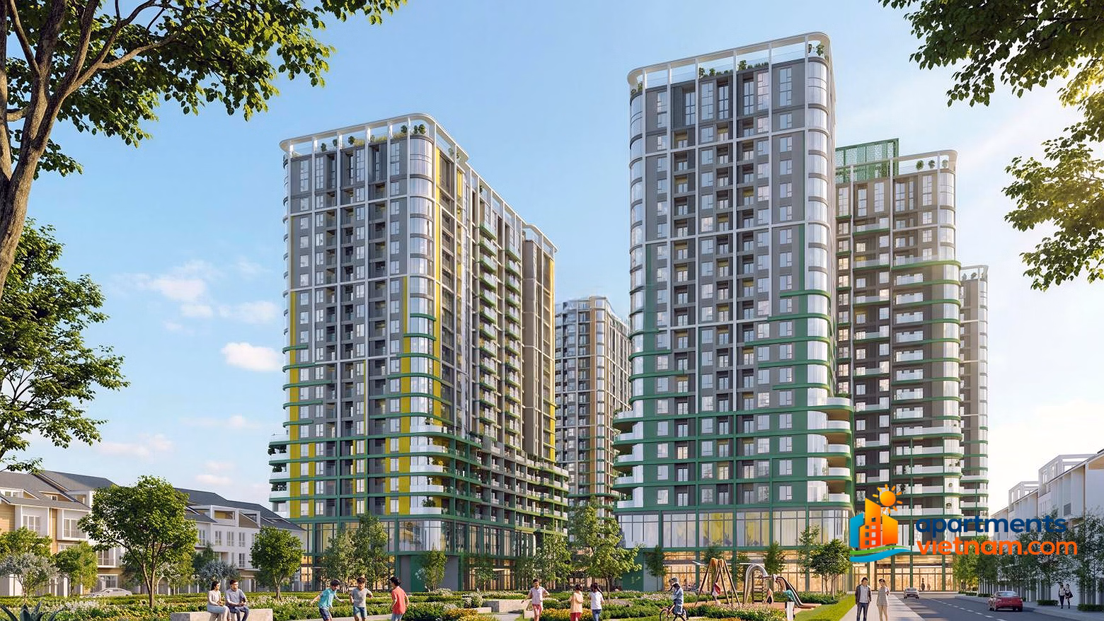 Exclusive 3-bedroom corner apartment (116m2) with garden for only 4,143 billion (Full price), 0% interest support for 30 months