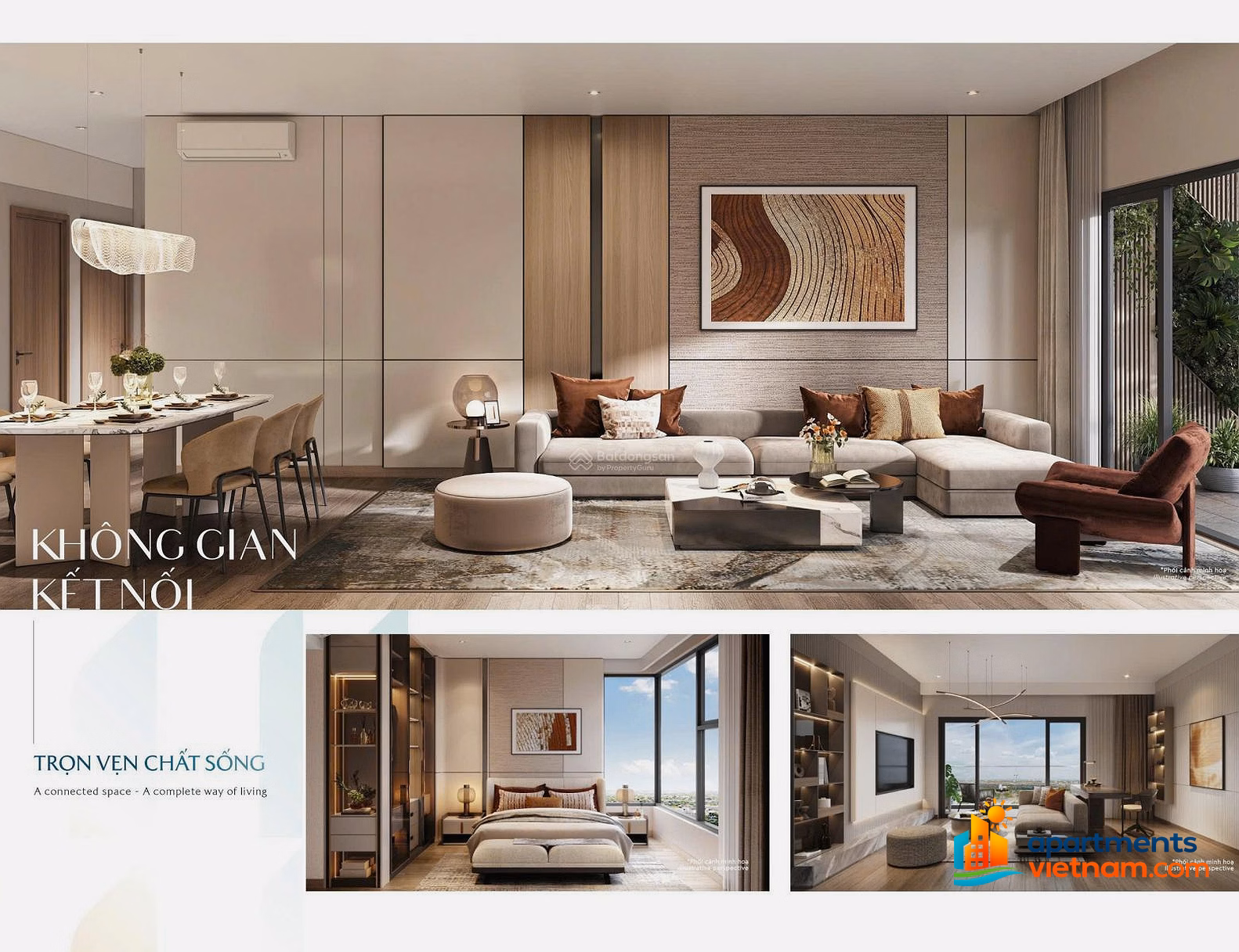 2 bedrooms Masteri Cosmo Central - Resort pool view - 74.6m² - Good price 8,535 billion