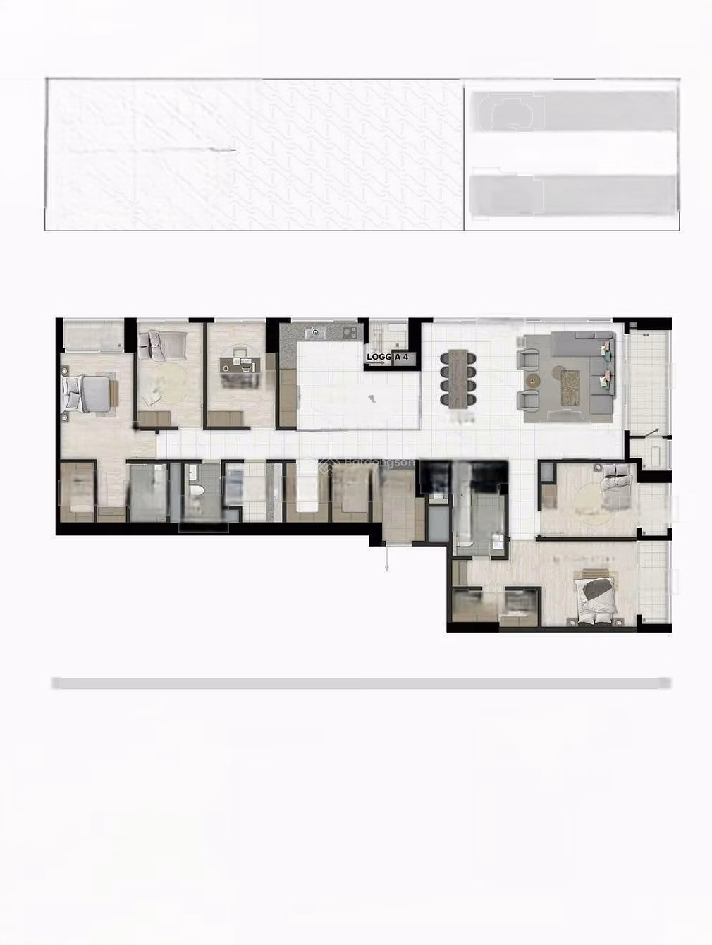 Penthouse K8 Starlake (corner unit) 226.47m2 - permanent West Lake view
