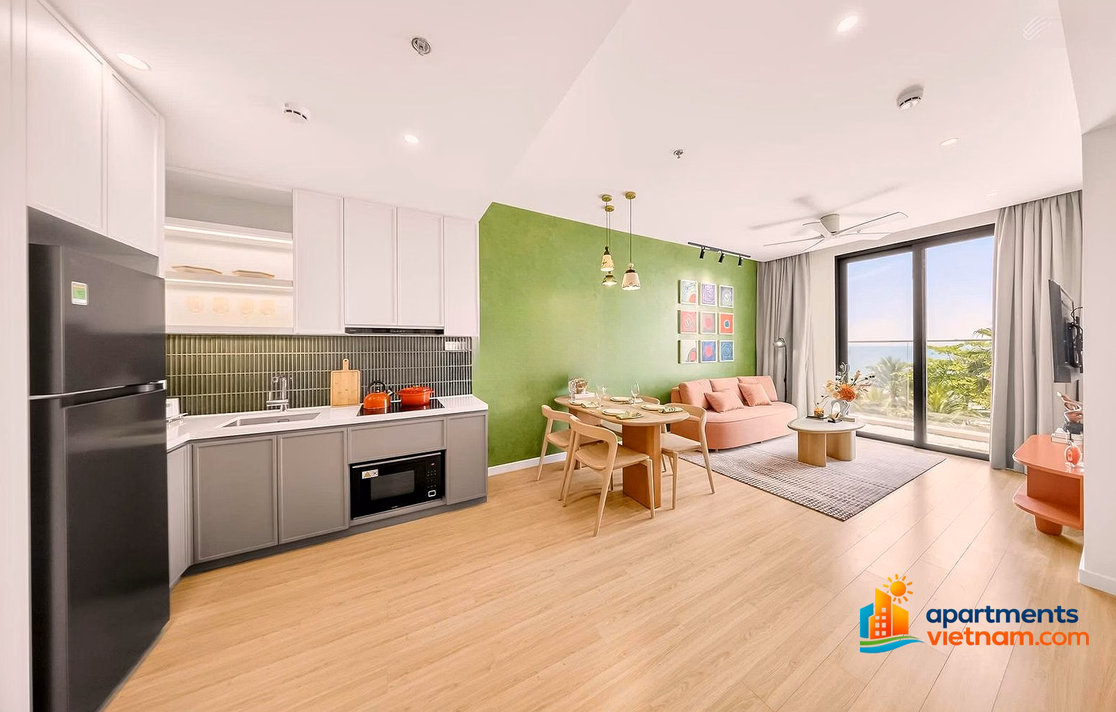 Exclusive The Charm View Unit with Stunning Fireworks Display at Sun Nha Trang