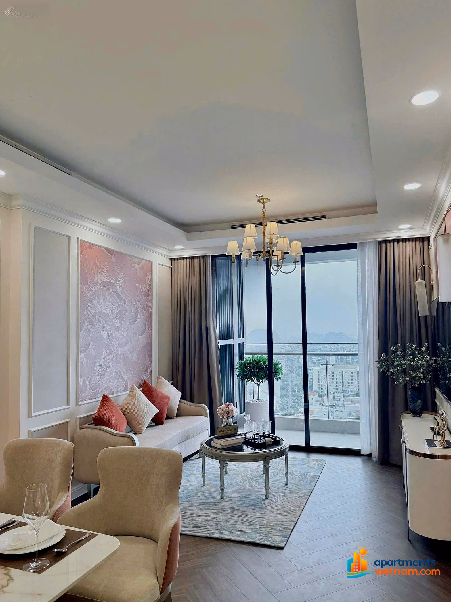 One of the few 1-bedroom apartments with sea view - in a golf course that costs only 3.5 billion