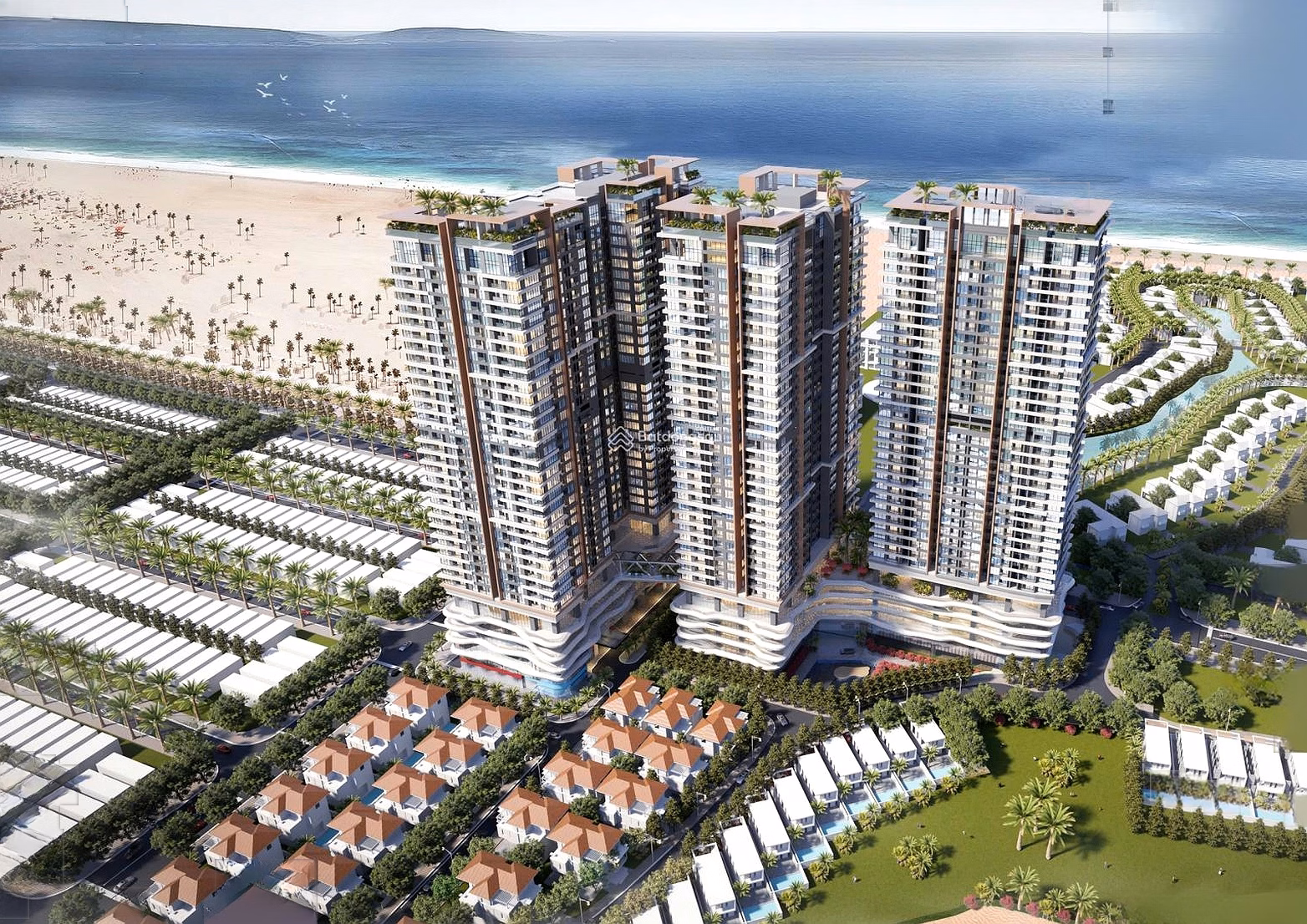 HOT! Exclusive apartment with top beautiful view of Newtown Diamond project - View of My Khe Beach - View of Golf Course