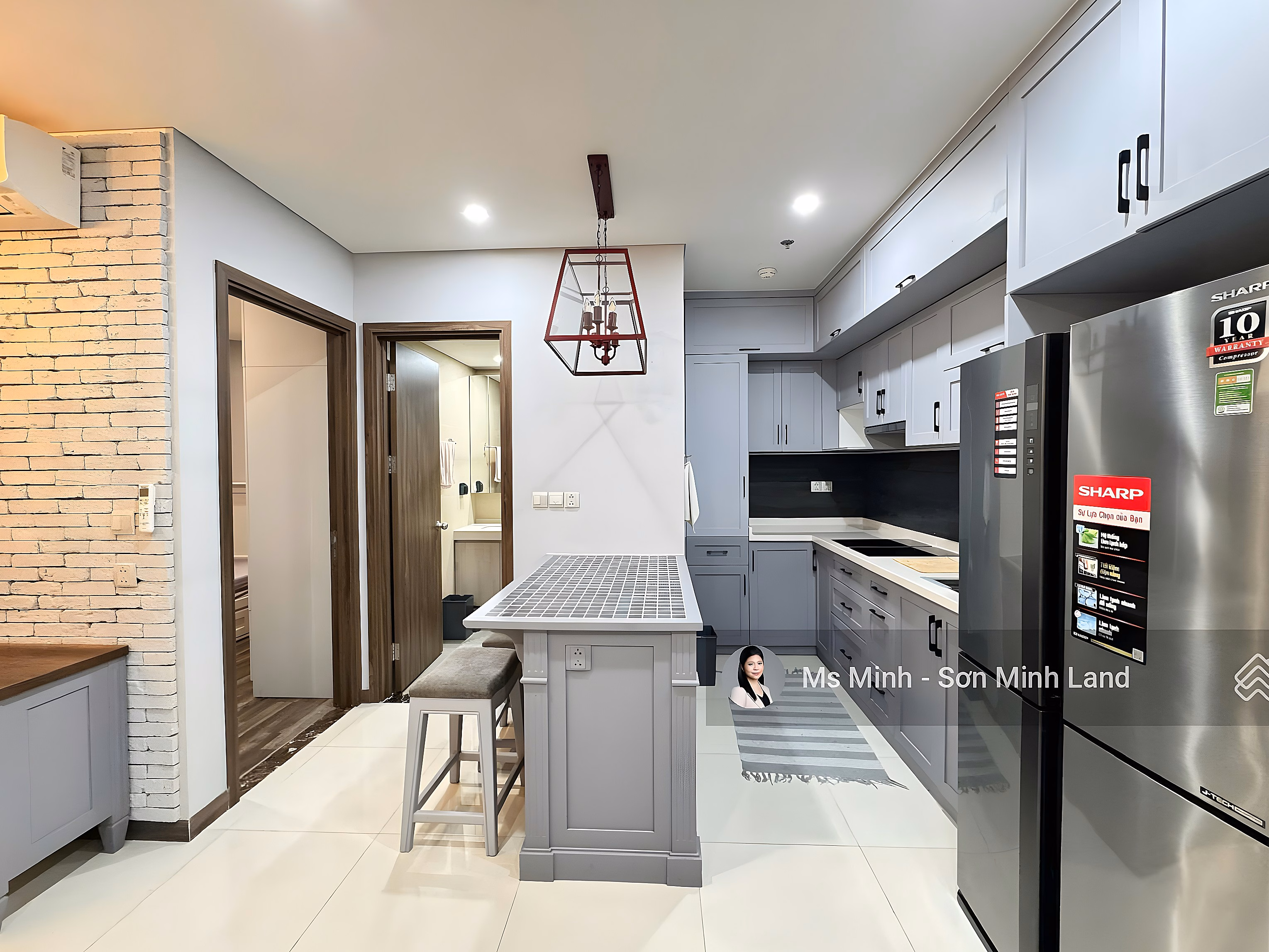 Beautiful new 1 bedroom apartment (57m2) for rent - available at romantic price at Ha Do Centrosa. Son Minh Land