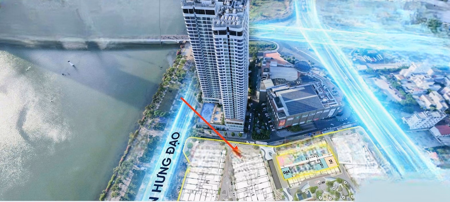 There is exactly 1 2-bedroom corner apartment left, code C1.10, with Han River view at Capital Square Da Nang