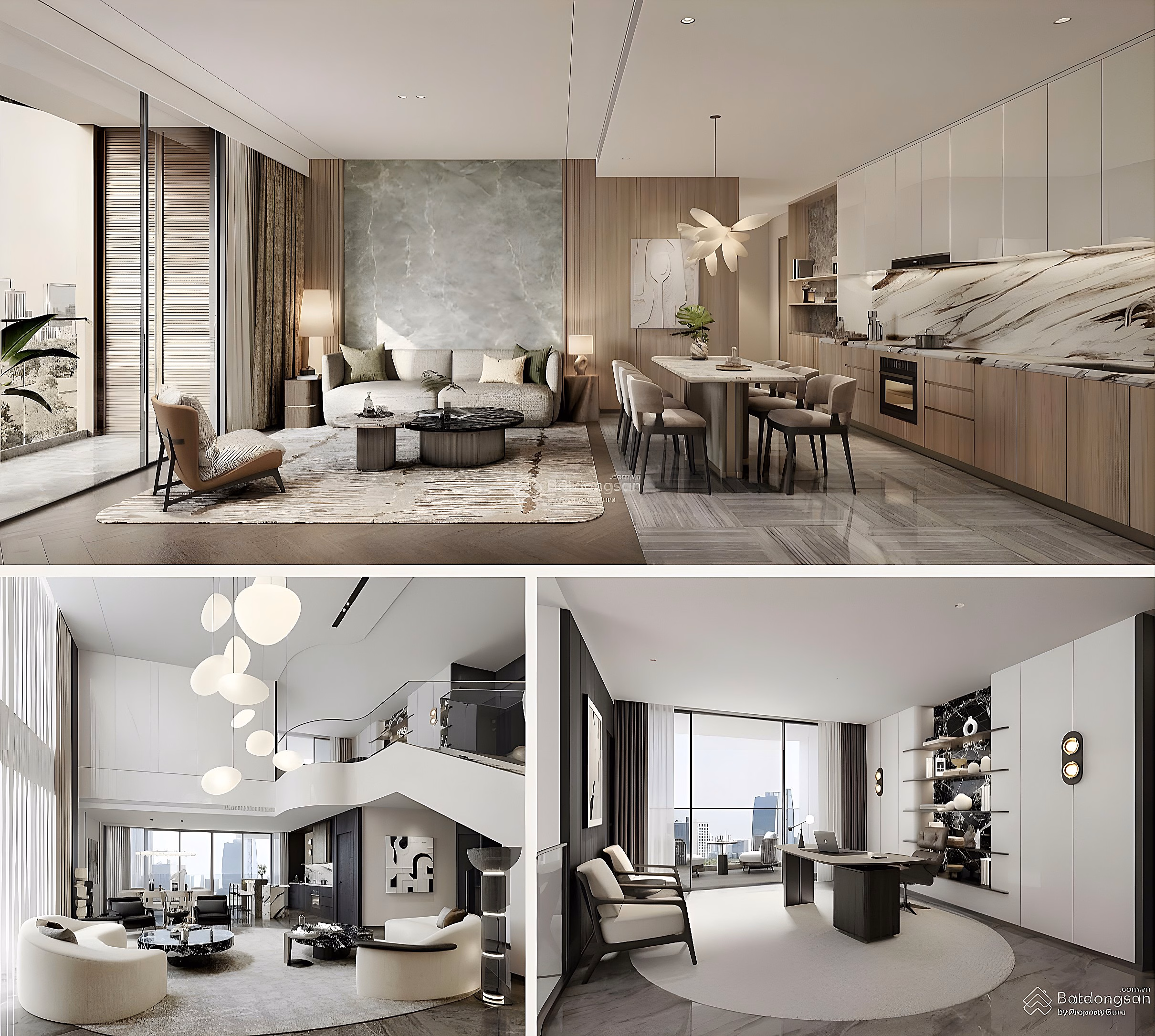 3 bedroom 2 bathroom apartment, 100.4m2 Magnolia Private Residences, estimated 14 billion VND - Private elevator for each apartment