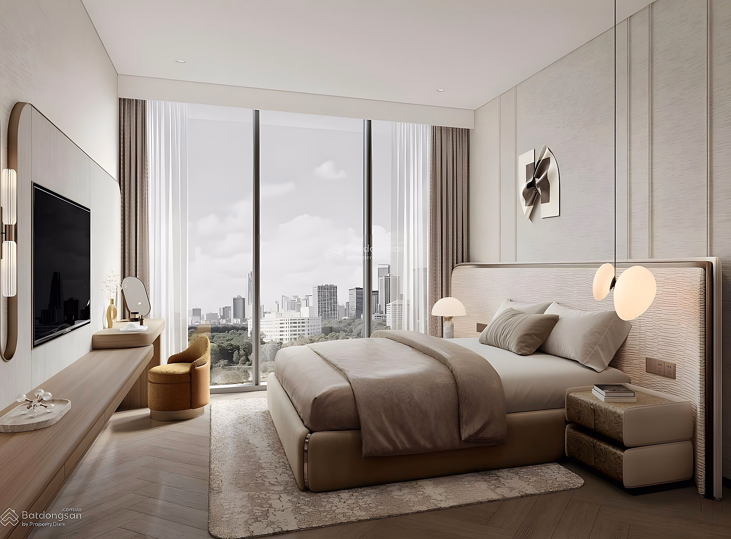 3 bedroom 2 bathroom apartment, 100.4m2 Magnolia Private Residences, estimated 14 billion VND - Private elevator for each apartment