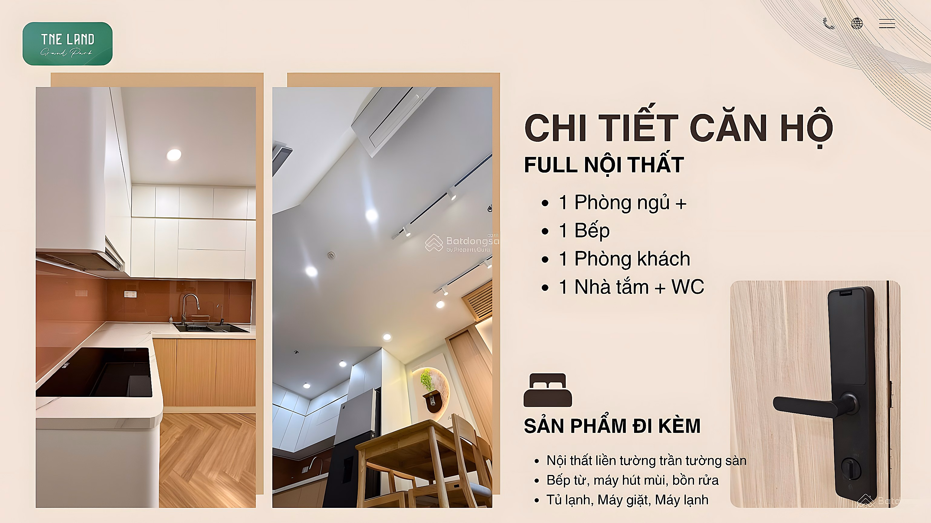 1 bedroom+ fully furnished apartment in Vinhomes Grand Park