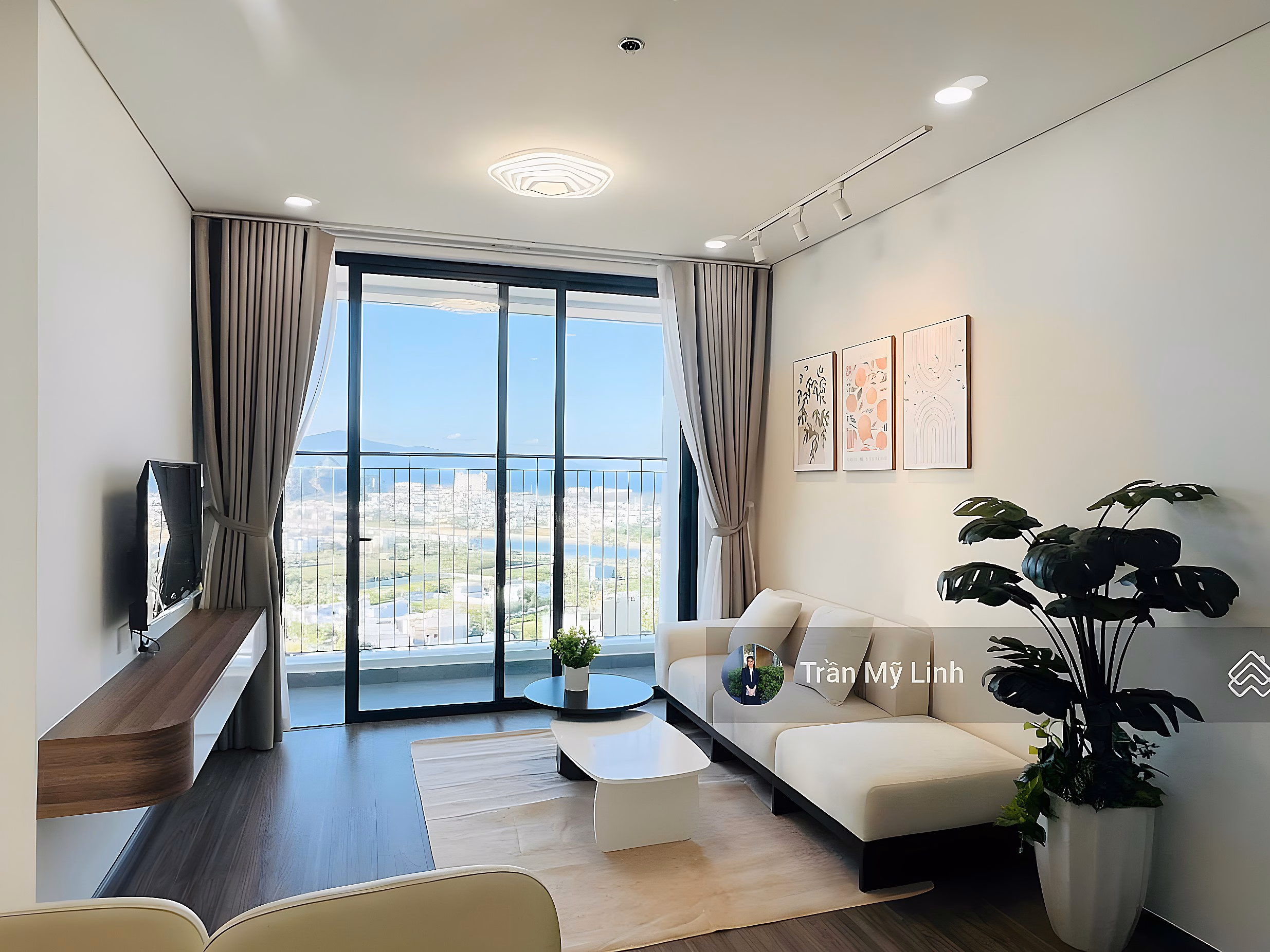 Lease! 2-bedroom apartment facing South with view to FPT complex Price only 13 million (Apr 2026 to receive house) Contact 0905 956 ***