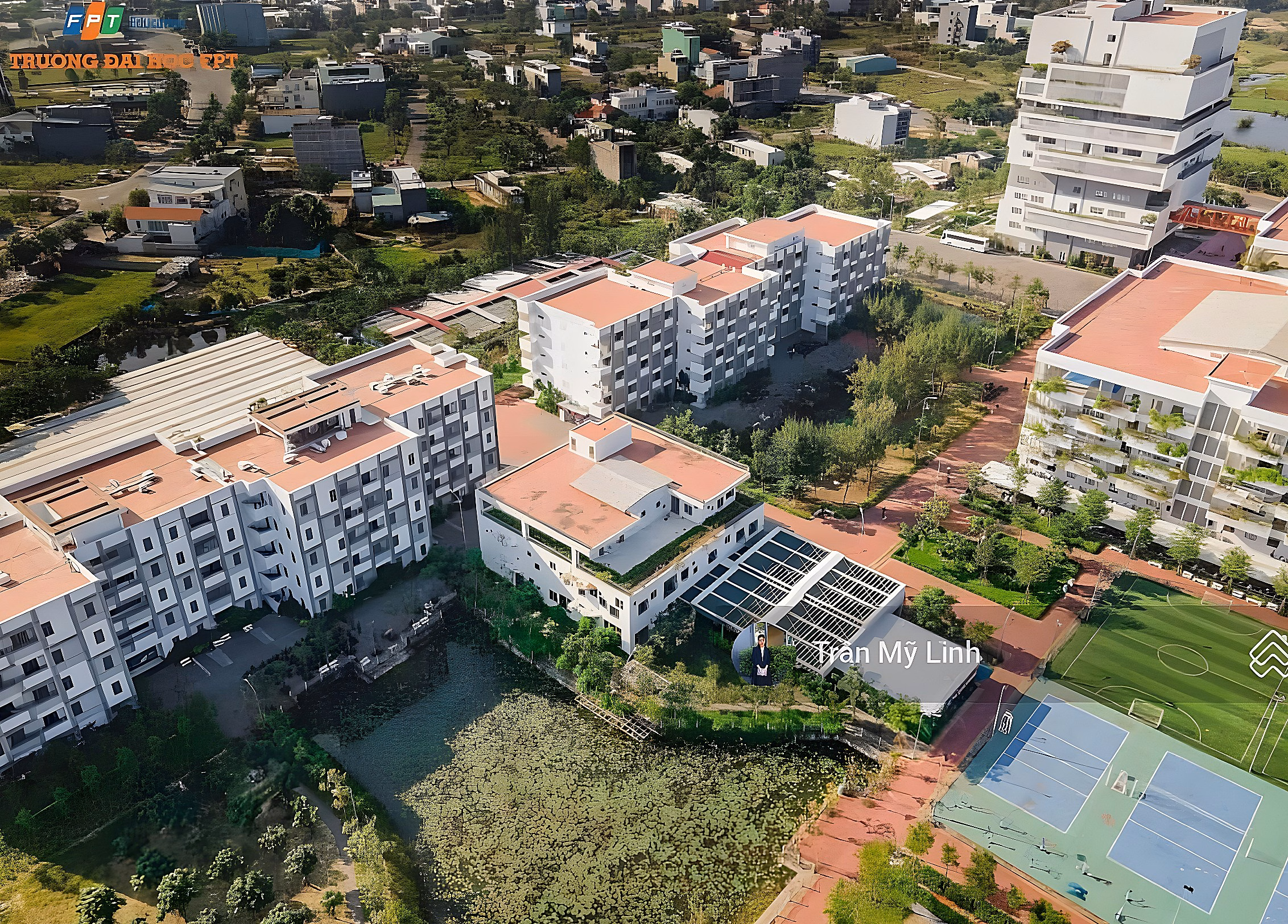 Lease! 2-bedroom apartment facing South with view to FPT complex Price only 13 million (Apr 2026 to receive house)***
