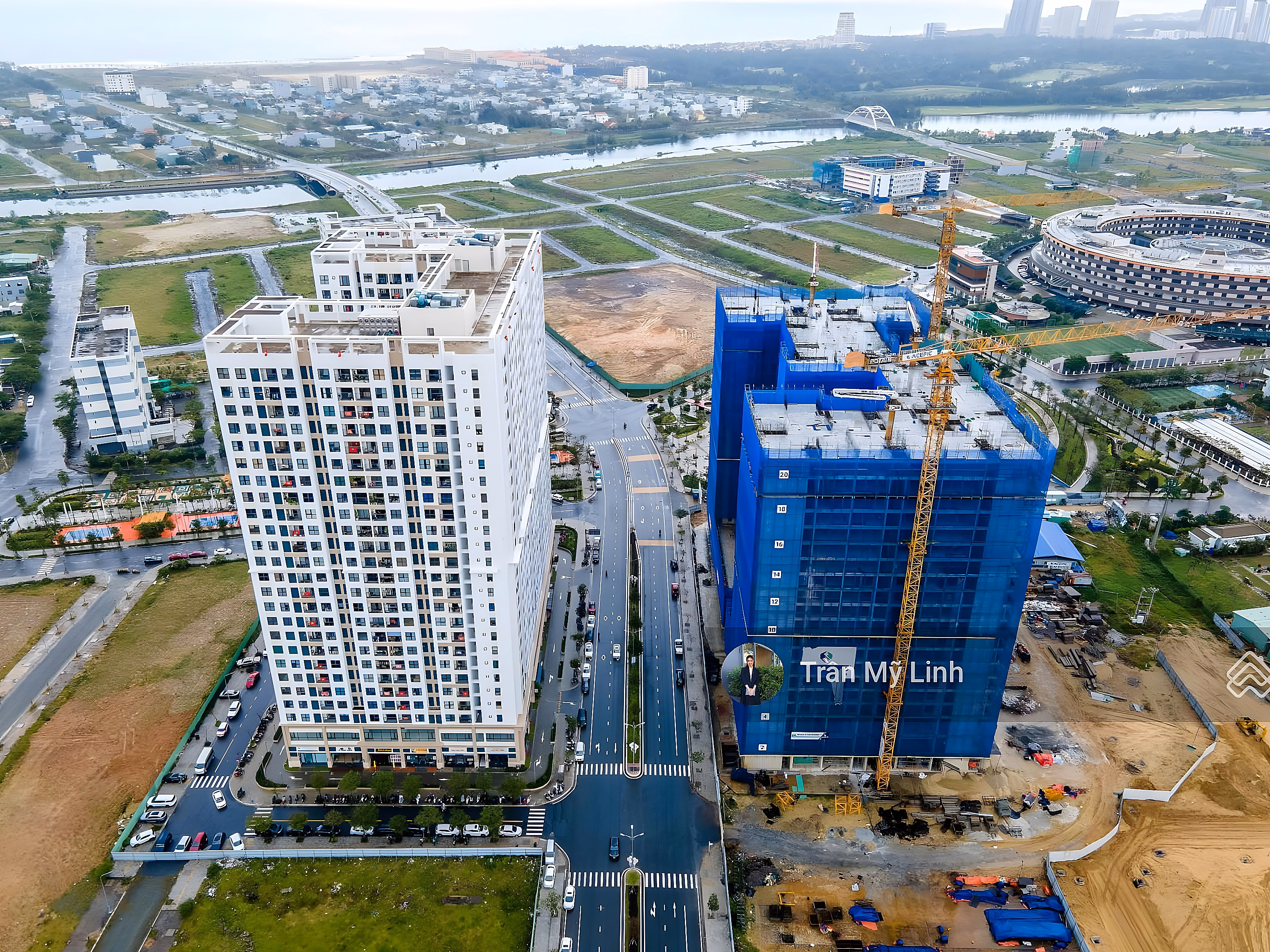 Lease! 2-bedroom apartment facing South with view to FPT complex Price only 13 million (Apr 2026 to receive house)***