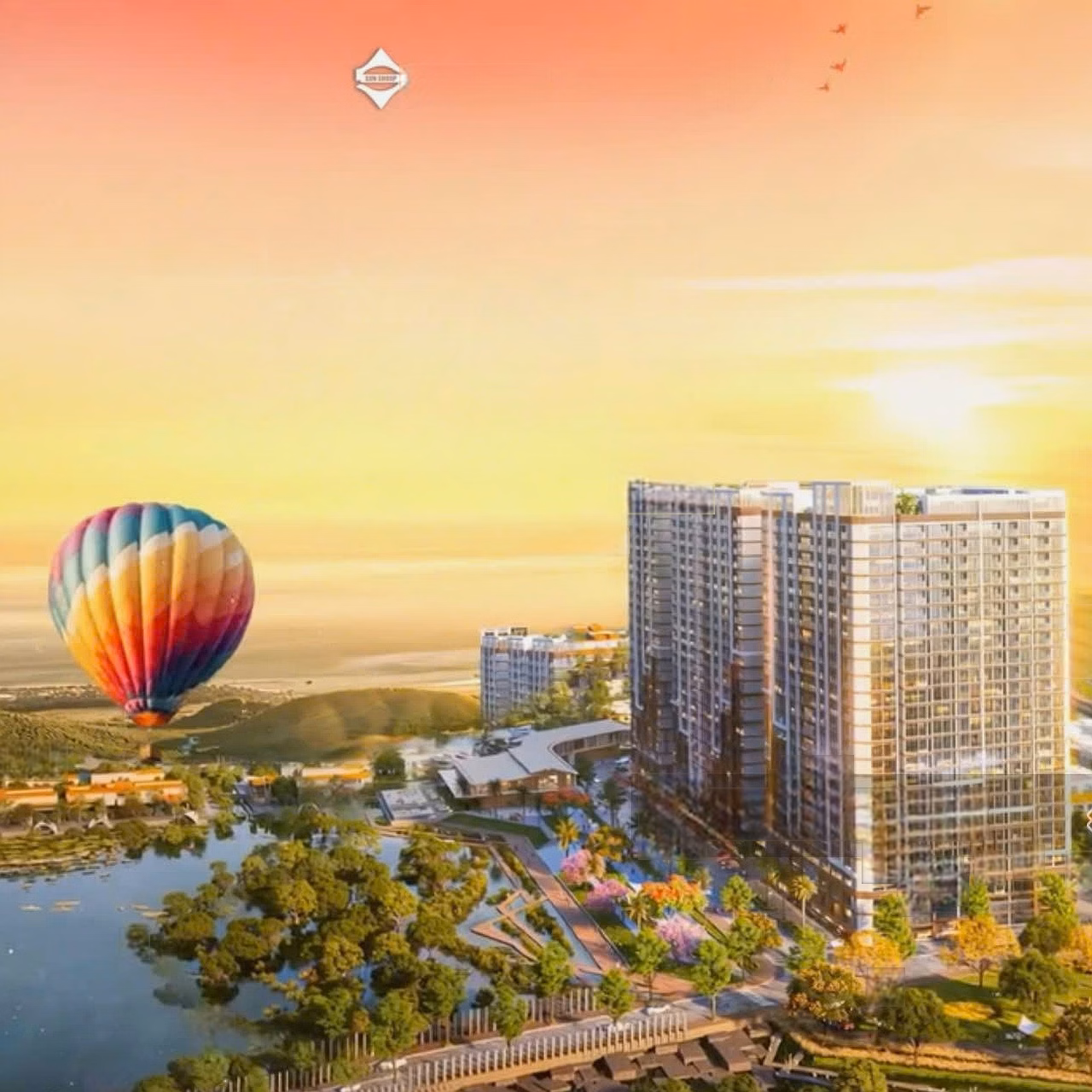 Sun Nha Trang - 1 bedroom apartment + 53.7m2 - Blockbuster policy for customers who book early