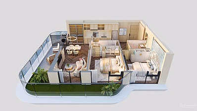 The owner sold the 109m2 apartment (45 meters house + 64 meters garden) extremely rare 1% of the apartment fund publicly earned 8.6 billion