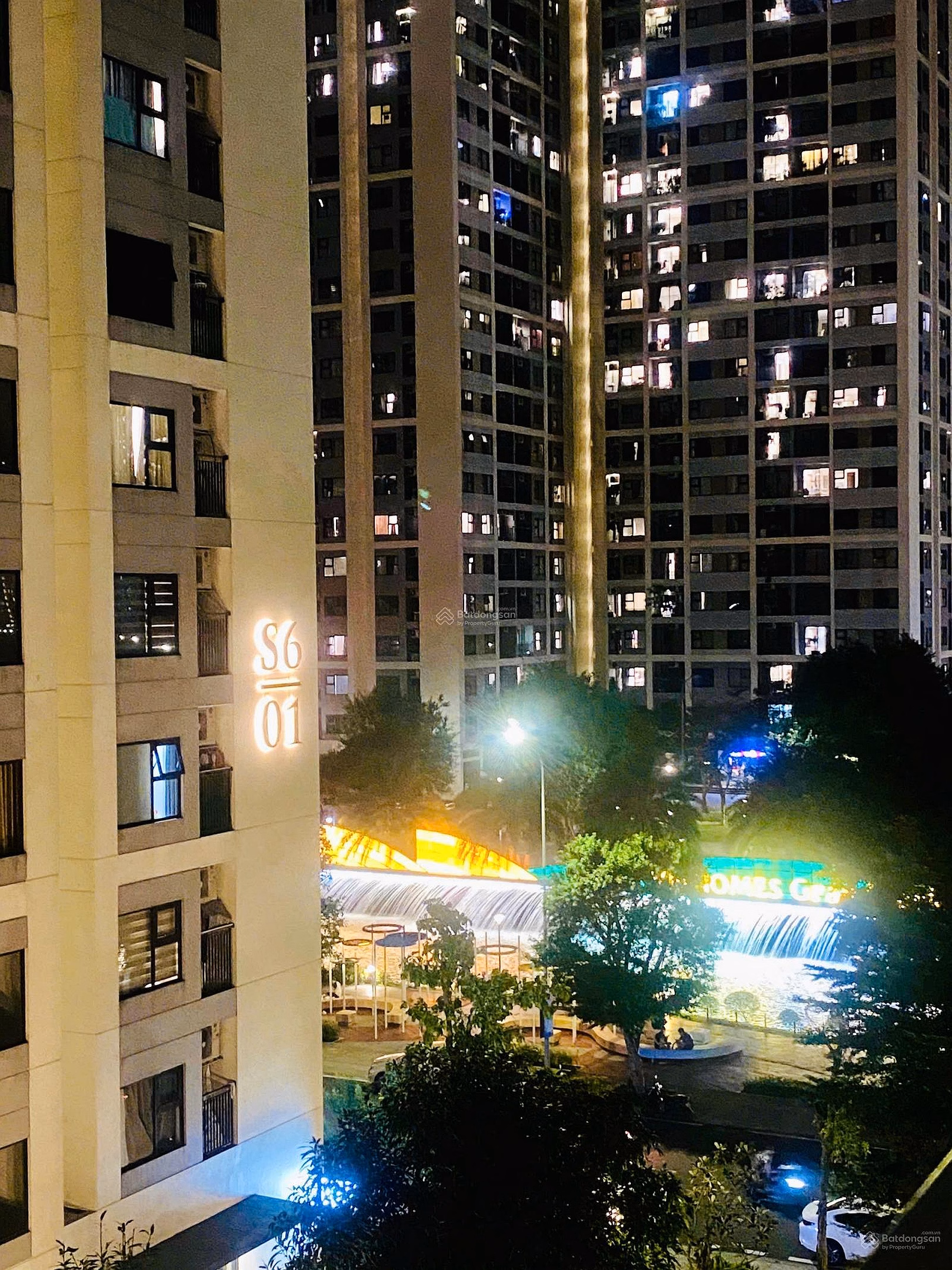 Selling 3-bedroom corner apartment at The Origami S6.01 - 75m2 - Direct view of Koi fish pond - Price only 4.4 billion Get the house now