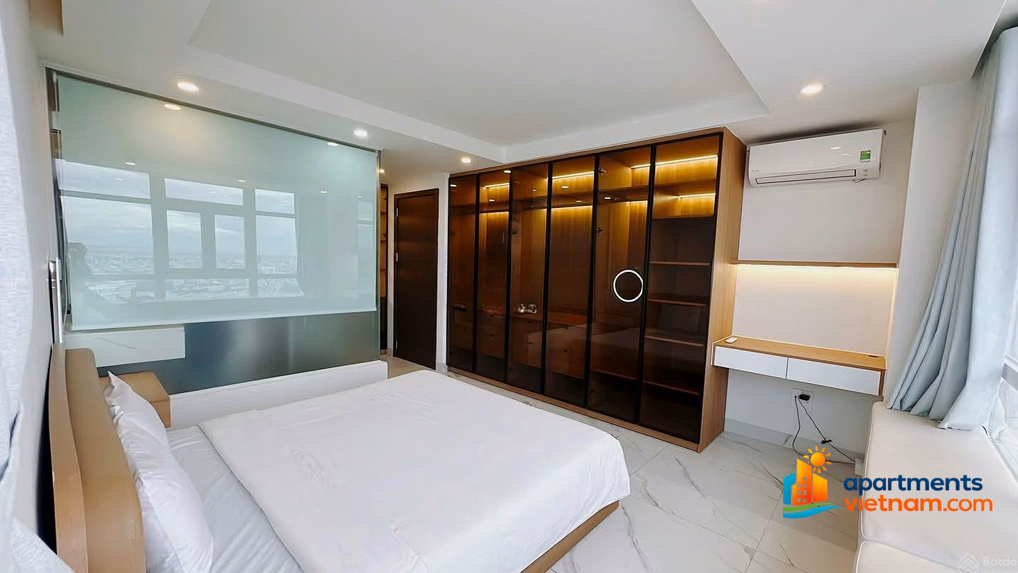 32 million/month 3-bedroom corner apartment, 117.63m2 HAGL Lakeview (72 Ham Nghi)