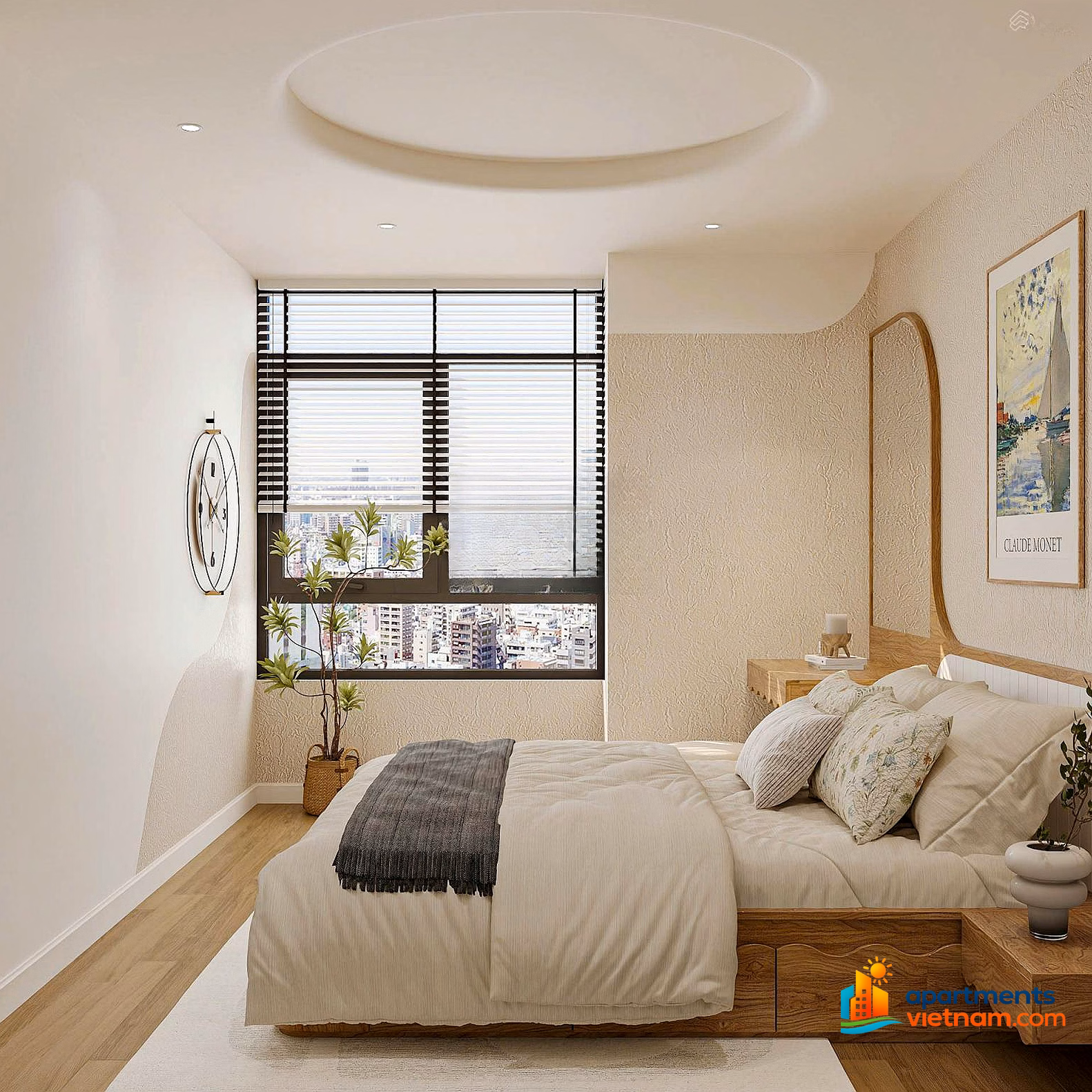 32 million/month 3-bedroom corner apartment, 117.63m2 HAGL Lakeview (72 Ham Nghi)