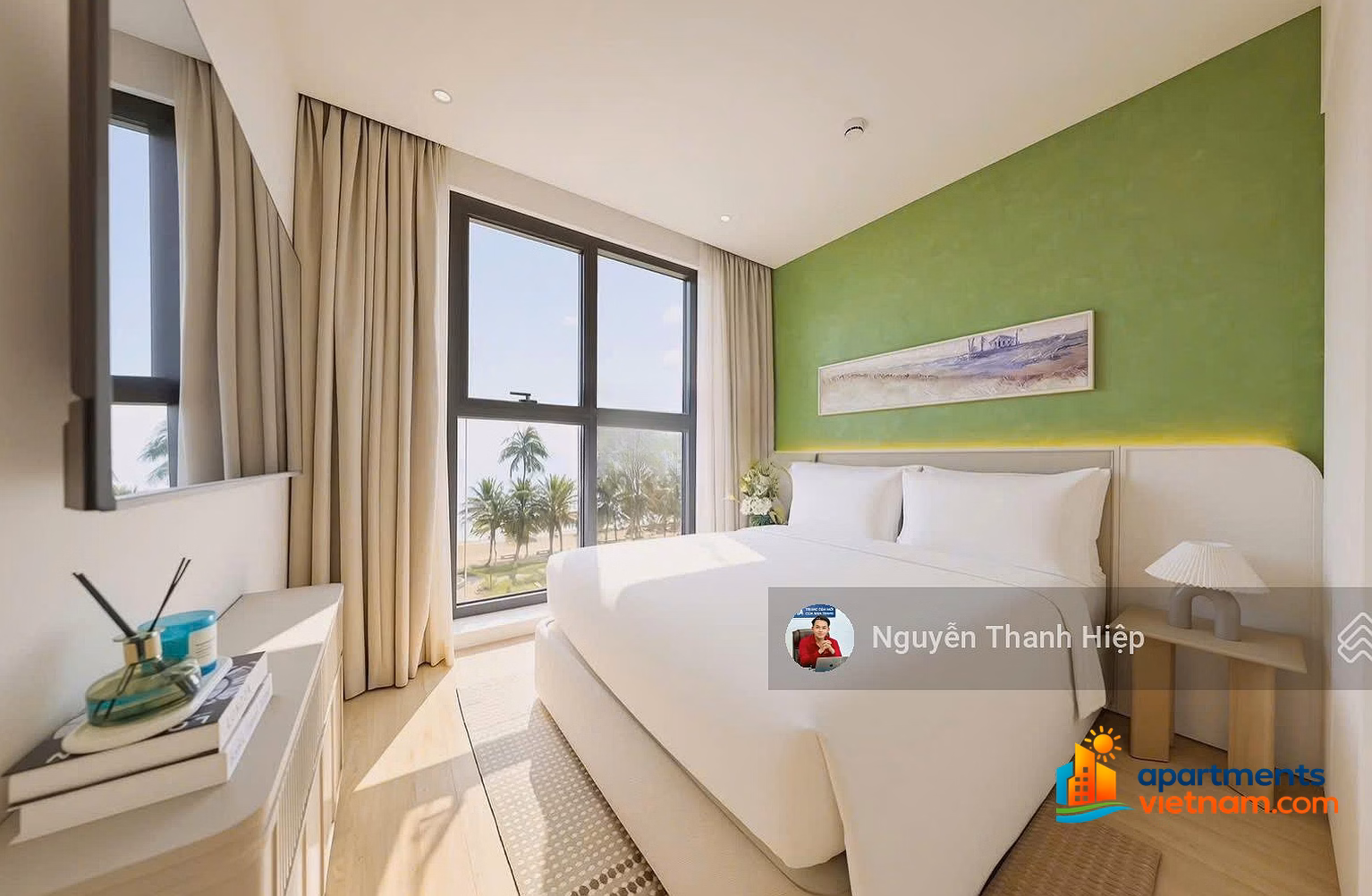 Giving 350 million VND directly into the price, quick exit to the apartment with river view, south direction, the price will be about 1 billion 440
