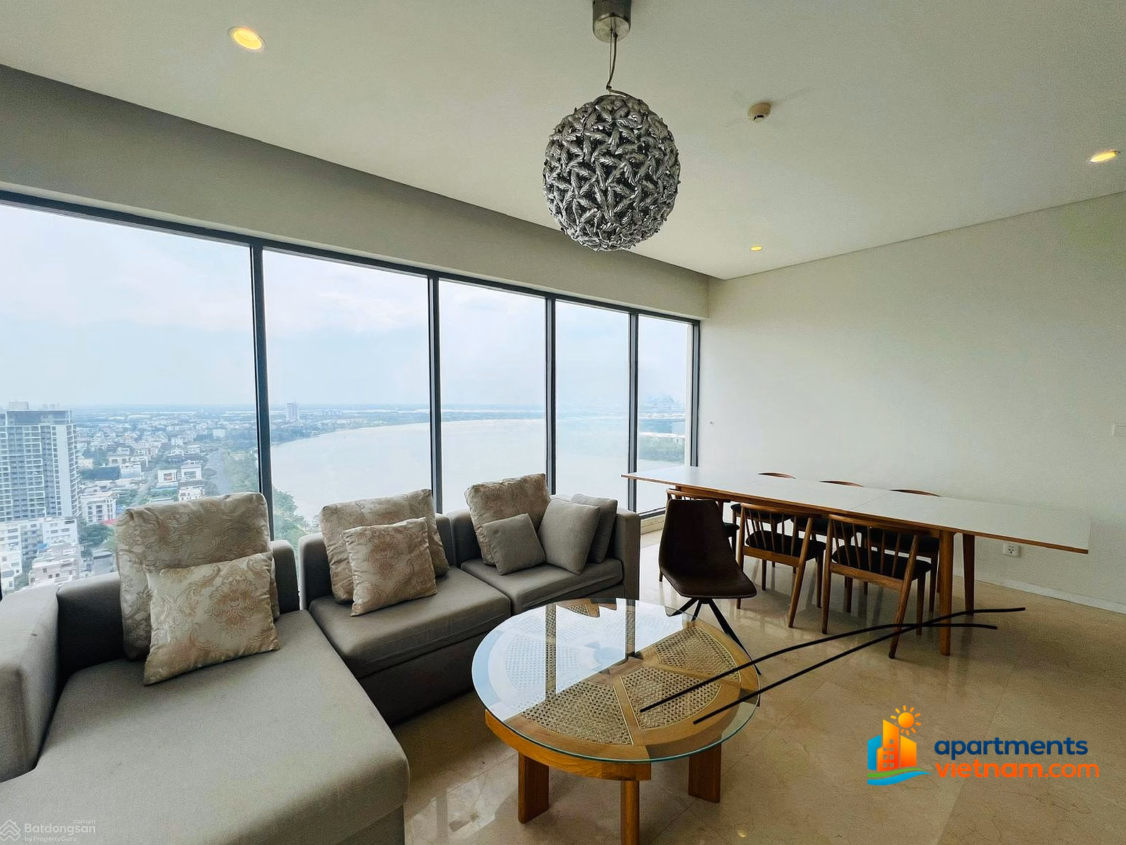 Rare! Good price with river view 117m²: 60 million Fully furnished to move in right at Diamond Island