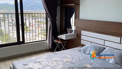 Hudbuilding Nha Trang 3-bedroom apartment for rent, fully furnished, cool high floor, good price