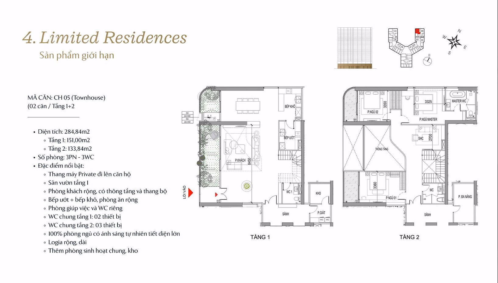 Townhouse for sale with 05 most beautiful corner units, 1st floor project, 151m2, prime business, long-term registration, contact 0962 284 ***