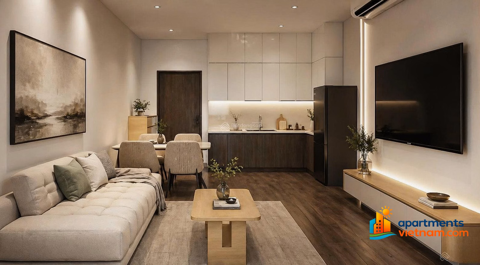 FPT PLAZA 3 APARTMENT FOR RENT, FULL FURNITURE, BEAUTIFUL DESIGN