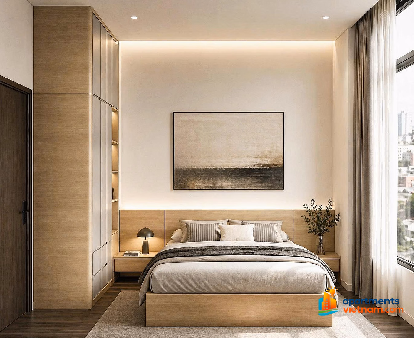 FPT PLAZA 3 APARTMENT FOR RENT, FULL FURNITURE, BEAUTIFUL DESIGN
