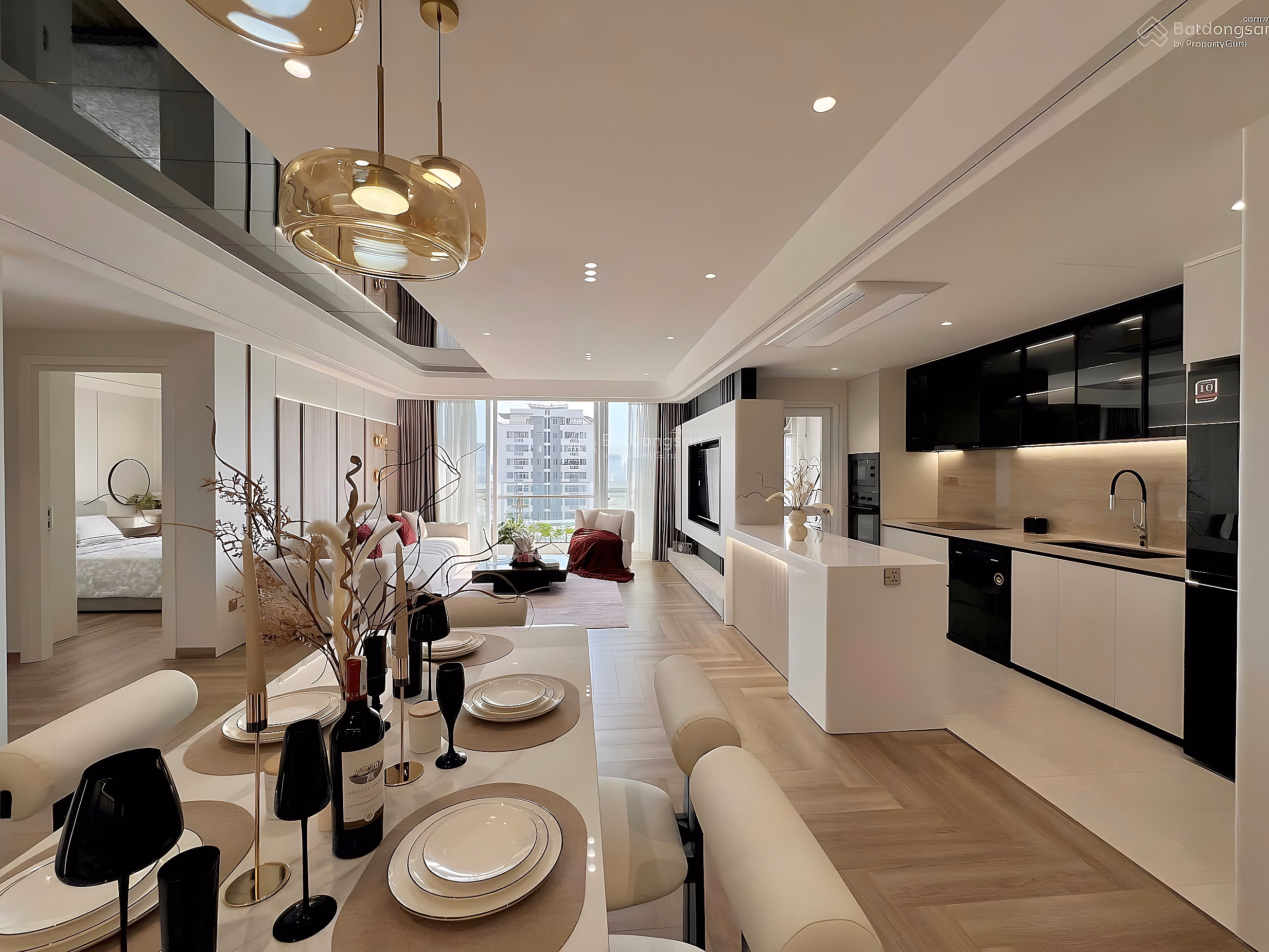 Selling luxury apartment in My Phuc, Phu My Hung, District 7, 3 bedrooms, fully furnished, high-class furniture*** hai