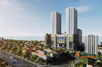 Only 1 2-bedroom 70m2 Goldcoast Nha Trang apartment for sale - has long-term red book