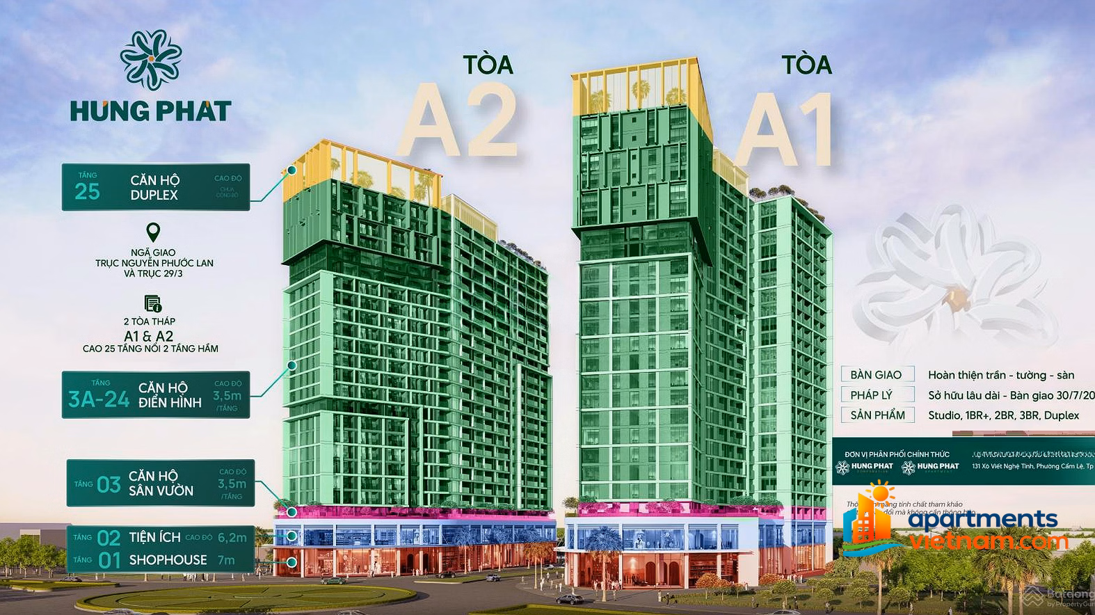 Sun Cora - 1 bedroom + 1 apartment - High floor - price only 2.8 billion (53 million/m2)