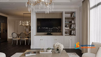 Luxury apartment for rent at Green Diamond, 93 Lang Ha, 150m², 3 bedrooms, price 20 million/month