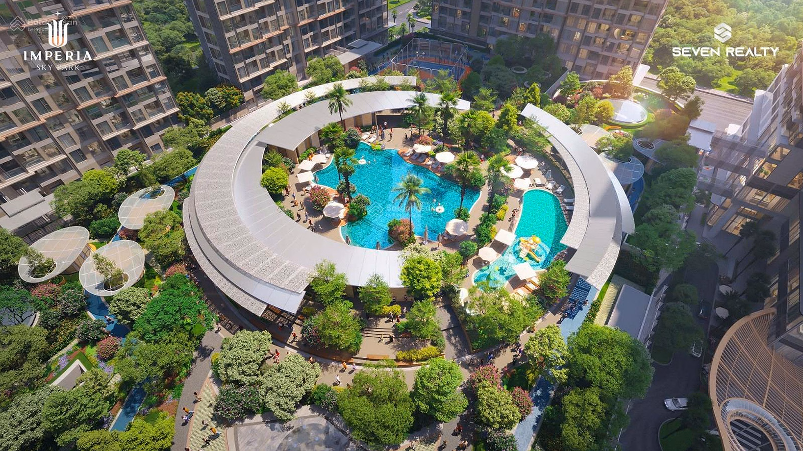 Cool middle floor apartment 61.7m2 price 5.1 billion Imperia Sky Park near Le Trong Tan, History Museum