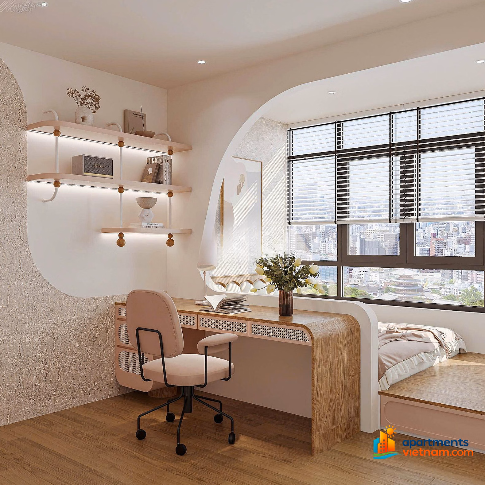 32 million/month 3-bedroom corner apartment, 117.63m² HAGL Lakeview (72 Ham Nghi)