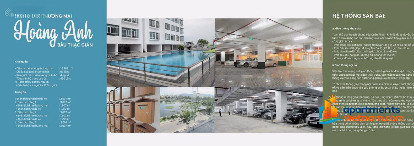 For Rent: Hoang Anh Lakeview Residence Apartment - 3BR, Sea View, Fully Furnished, 30 Million VND/month