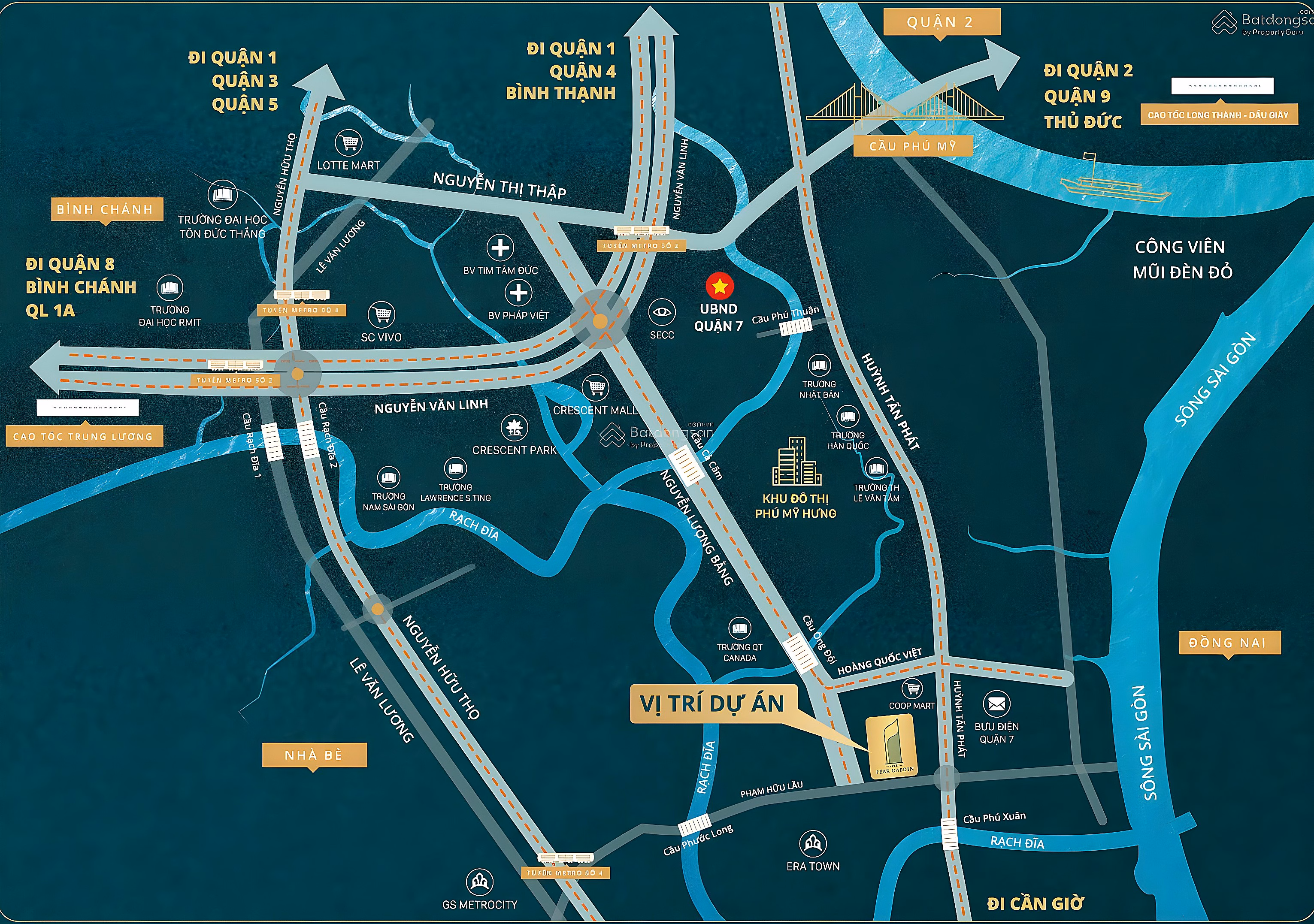 Get booking The Peak Garden adjacent to Phu My Hung, next to Tan My station, price from only 75 million/m2