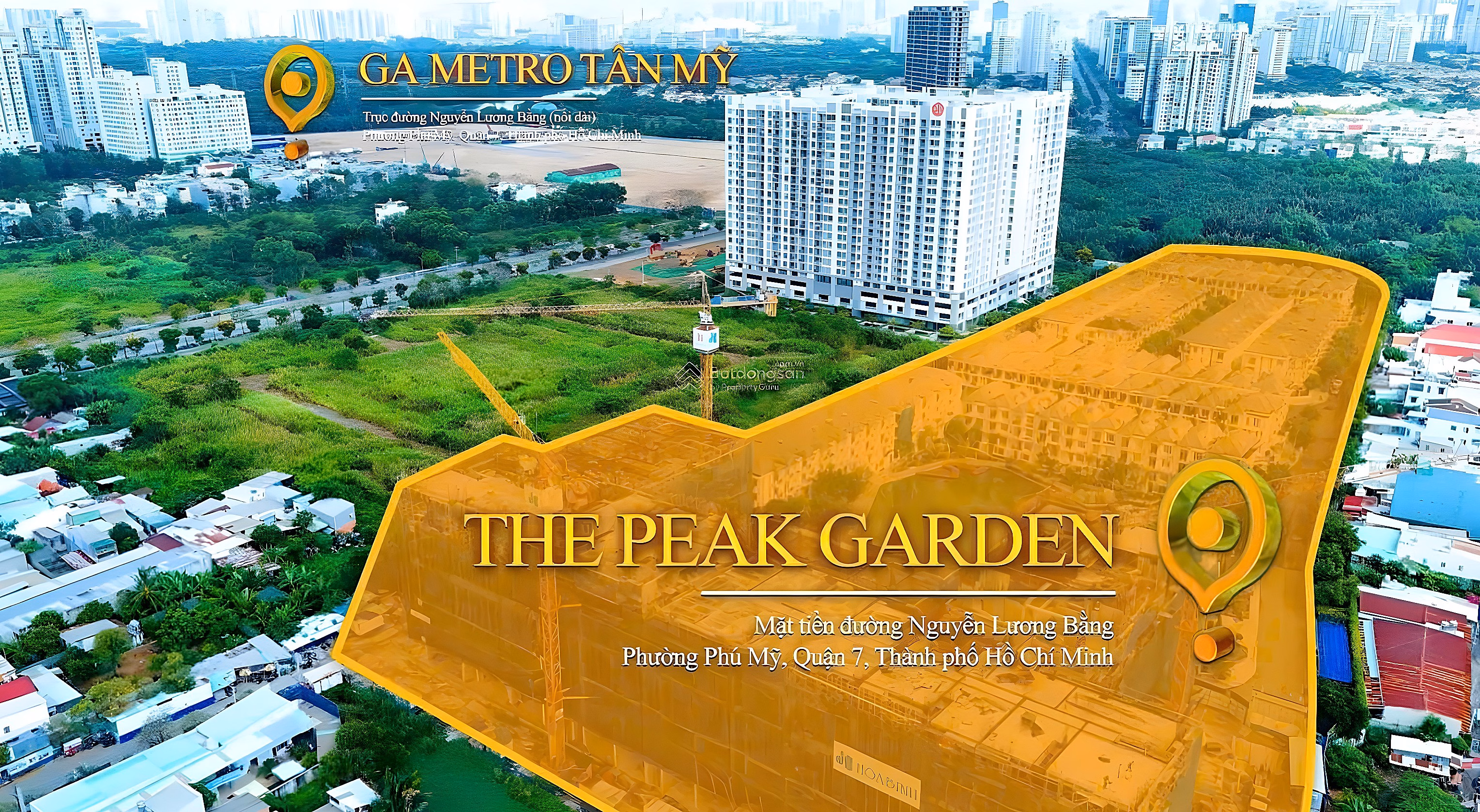 Get booking The Peak Garden adjacent to Phu My Hung, next to Tan My station, price from only 75 million/m2