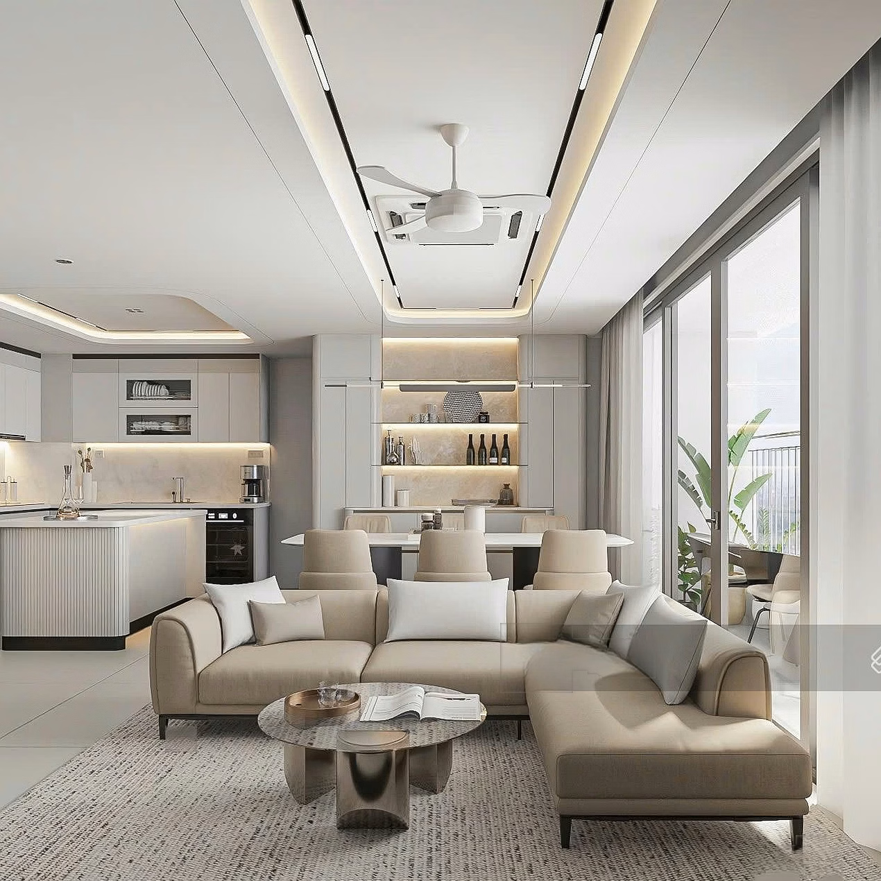 The Infiniti 3 bedroom 135m² for urgent rent, very good price 30 million/month. Contact: 0849 160 *** (Van Anh)