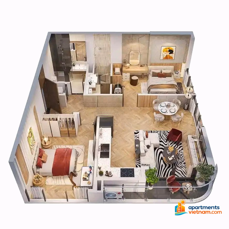 Vlasta Premier high-end luxury apartment - SG river view - CK up to 13% - Sign sale contract immediately***