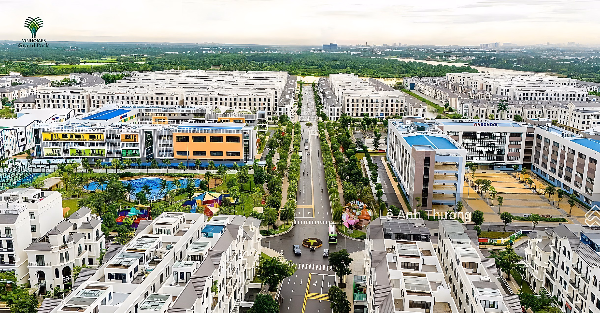 The owner sent Vinhomes Grand Park townhouse for sale at a loss, wellness axis, 23.9 billion, 144 m2, red book
