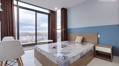 Asiana Capella apartment for rent in District 6, 50m2, 1 bedroom, 1 bathroom, full, price 7.5 million***(Pink)