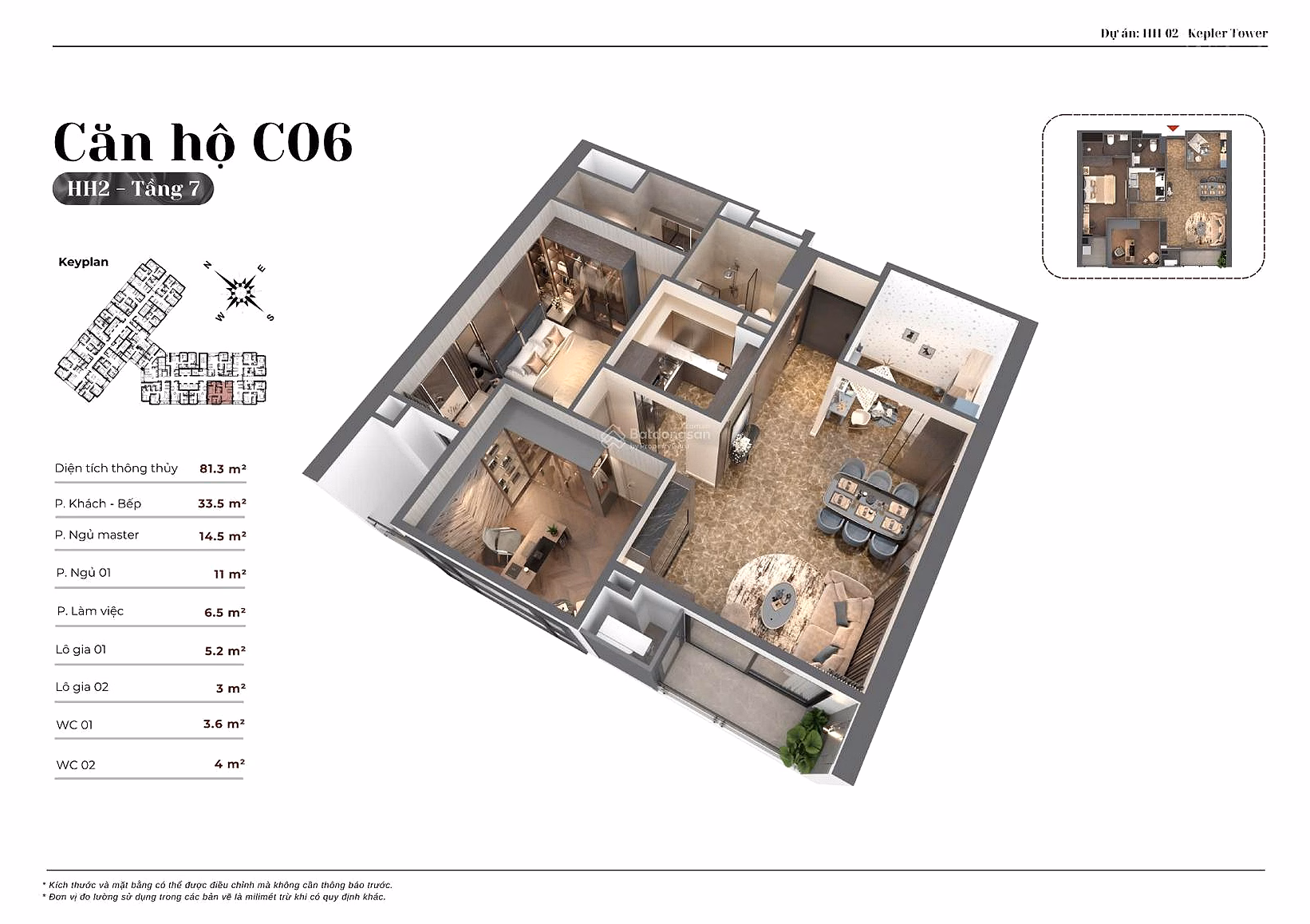 Only 1 apartment of 82m2 designed with 2 bedrooms + for sale, priced at 7.68 billion including fees, 300 million cheaper than TT, axis D05 with lake view