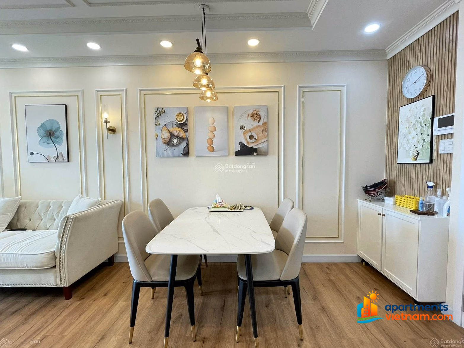 Apartment for rent with 2 bedrooms, 2 bathrooms, 81m2, at Kingston Residence, Phu Nhuan*** (Talent)