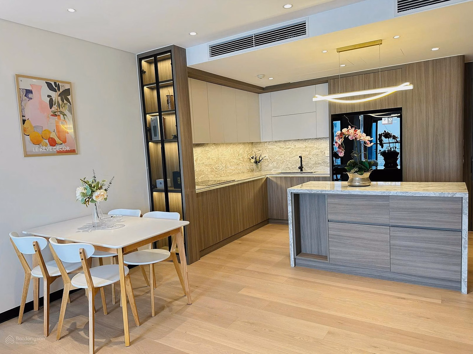 Luxury apartment for rent at The Gloria by Silk Path, Nguyen Hong street, 2 bedrooms, price 18 million/month.