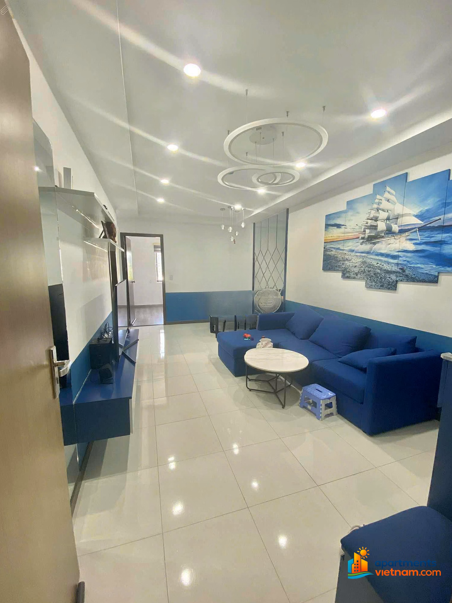 Quick sale of 2 bedroom 2 bathroom apartment with full furniture, new HUD Phuoc Long, selling price 2.15 billion (personal pink book)