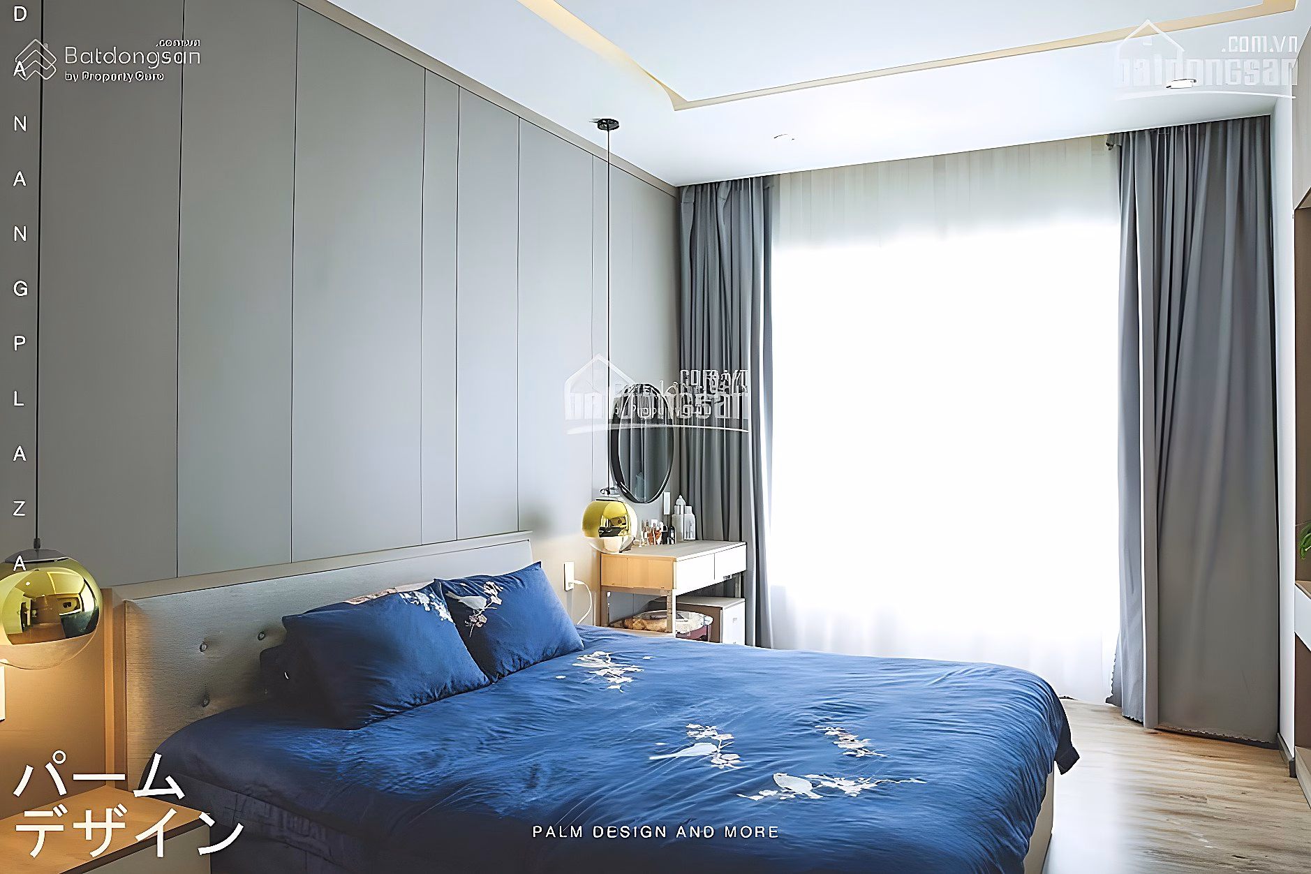 Da Nang Plaza apartment for rent with 3 bedrooms, corner unit, high-class furniture