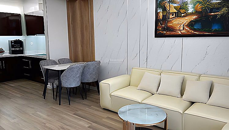 Da Nang Plaza apartment for rent with 3 bedrooms, corner unit, high-class furniture