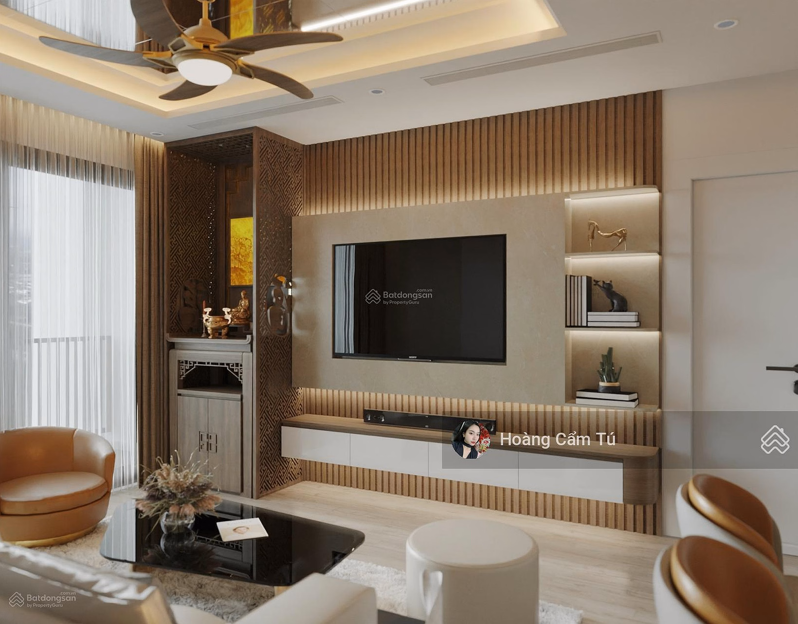Apartment for rent at The Flemington District 11, 120m2 Price 22 Million 3 bedrooms 2 bathrooms, super airy*** Tu
