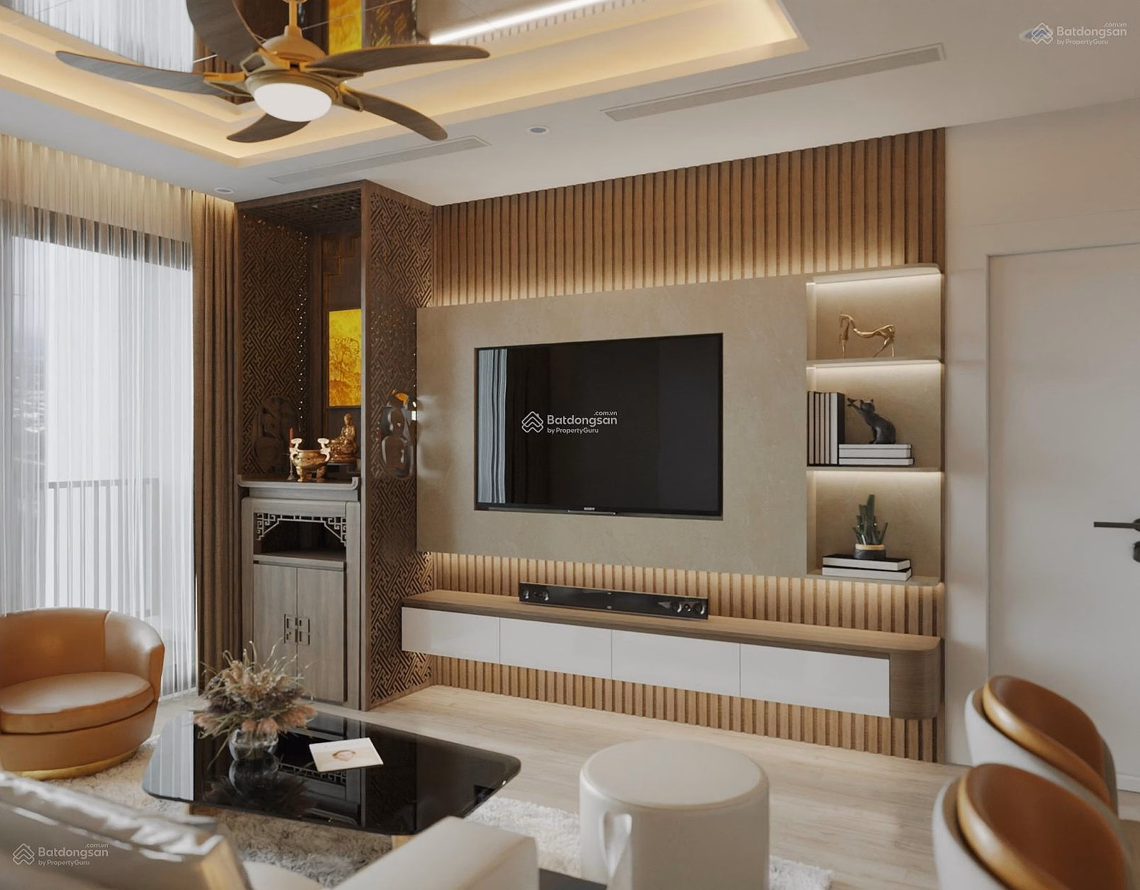 Garden Gate CC for rent, Phu Nhuan Price 17 Million, 78 m2, 2 bedrooms 2 bathrooms, full amenities***