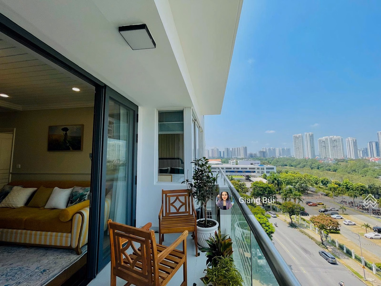 My Duc Corner Apartment for Rent, 3 Bedrooms, Large Space, Extremely Airy View. Contact: 0903 856 ***