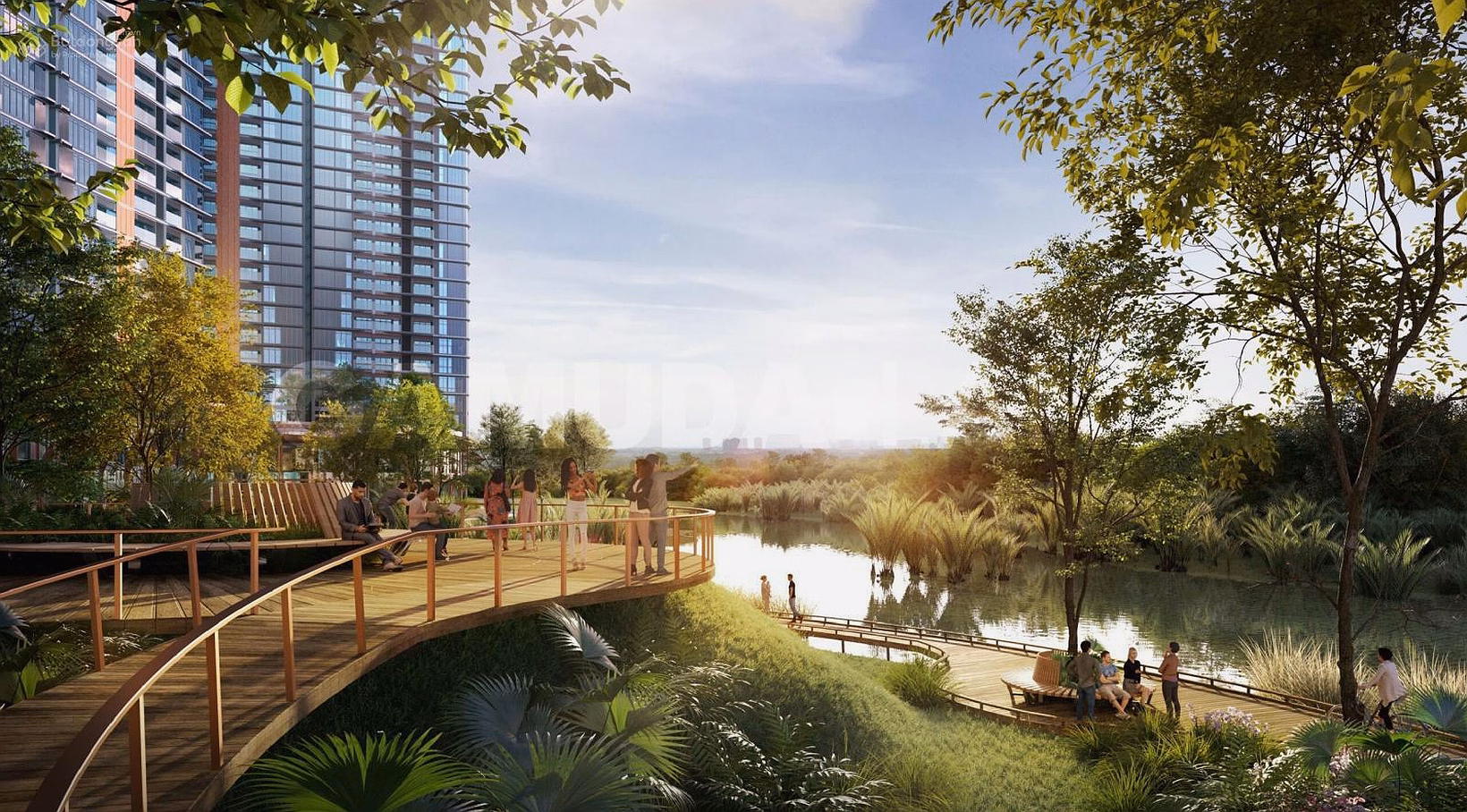 Buy a 3-bedroom Eatonpark apartment in front of Mai Chi Tho and get a free lifetime designated parking lot with a rare lake view