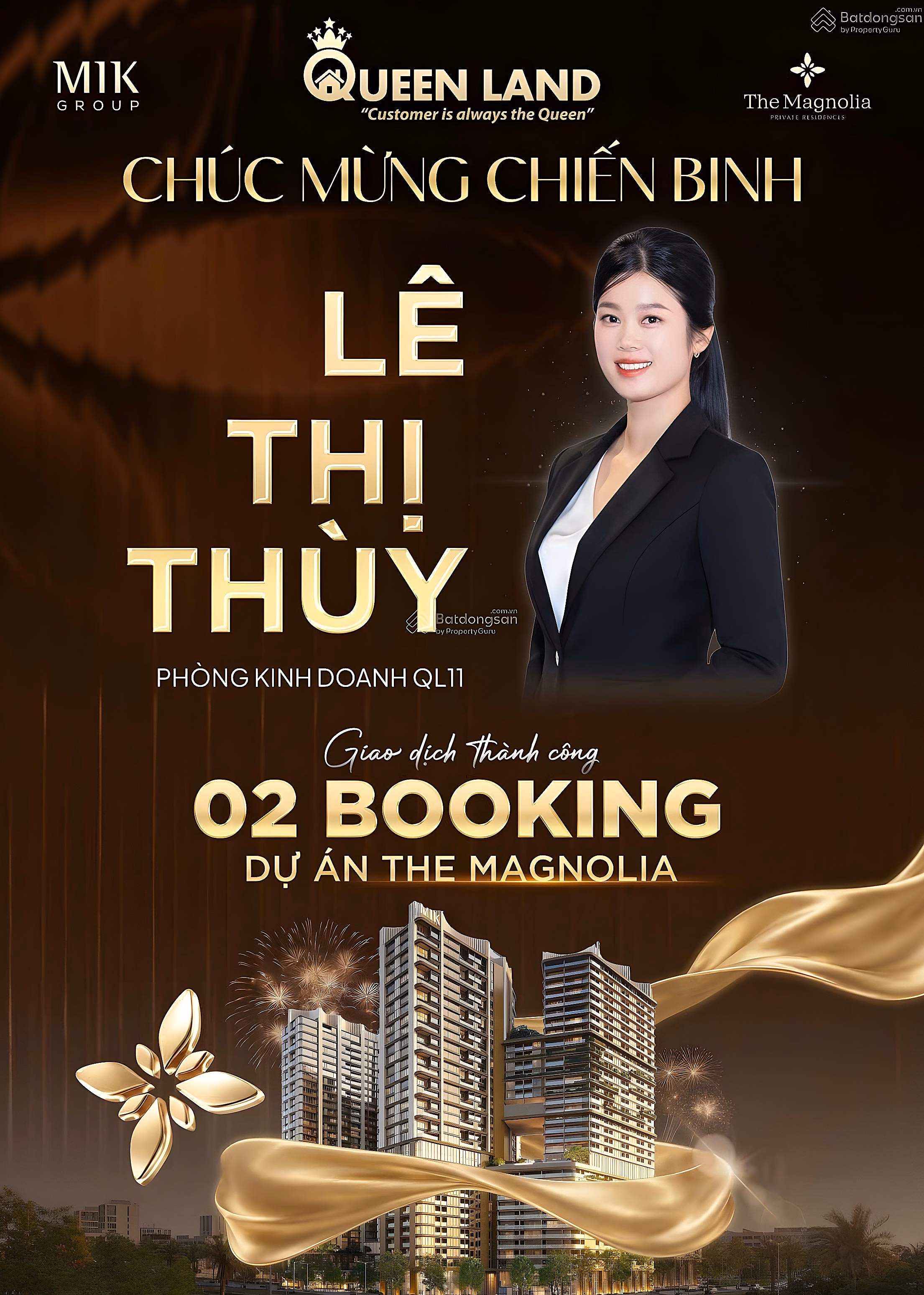 Private luxury class, apartment fund F1-2N, 3N, duplex MIK Khai Son 99 million/m2, special discount up to 19%